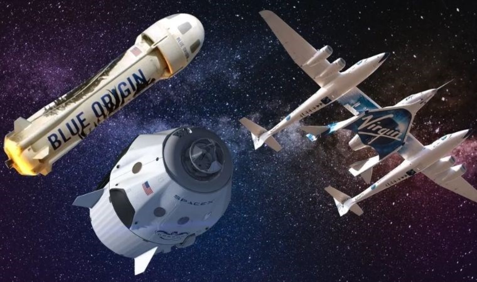 Uzayın keşfinde SpaceX, Blue Origin ve Virgin Galactic etkisi